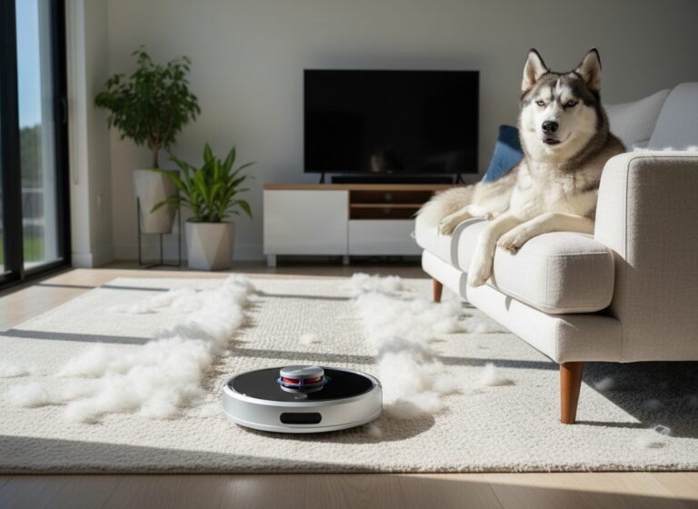 Battle of the Bots: The Only Robot Vacuum That Handles Husky Hair