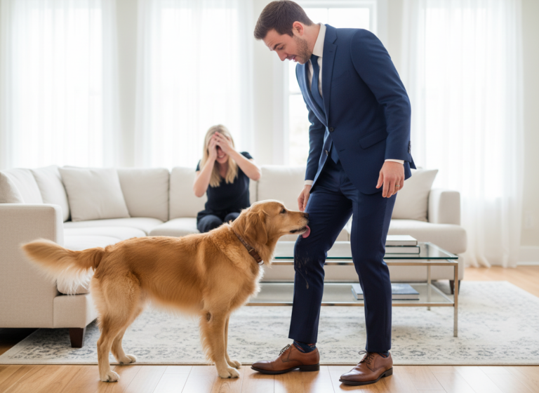 Gross! How to Stop Your Dog From Obsessively Licking Guests' Legs