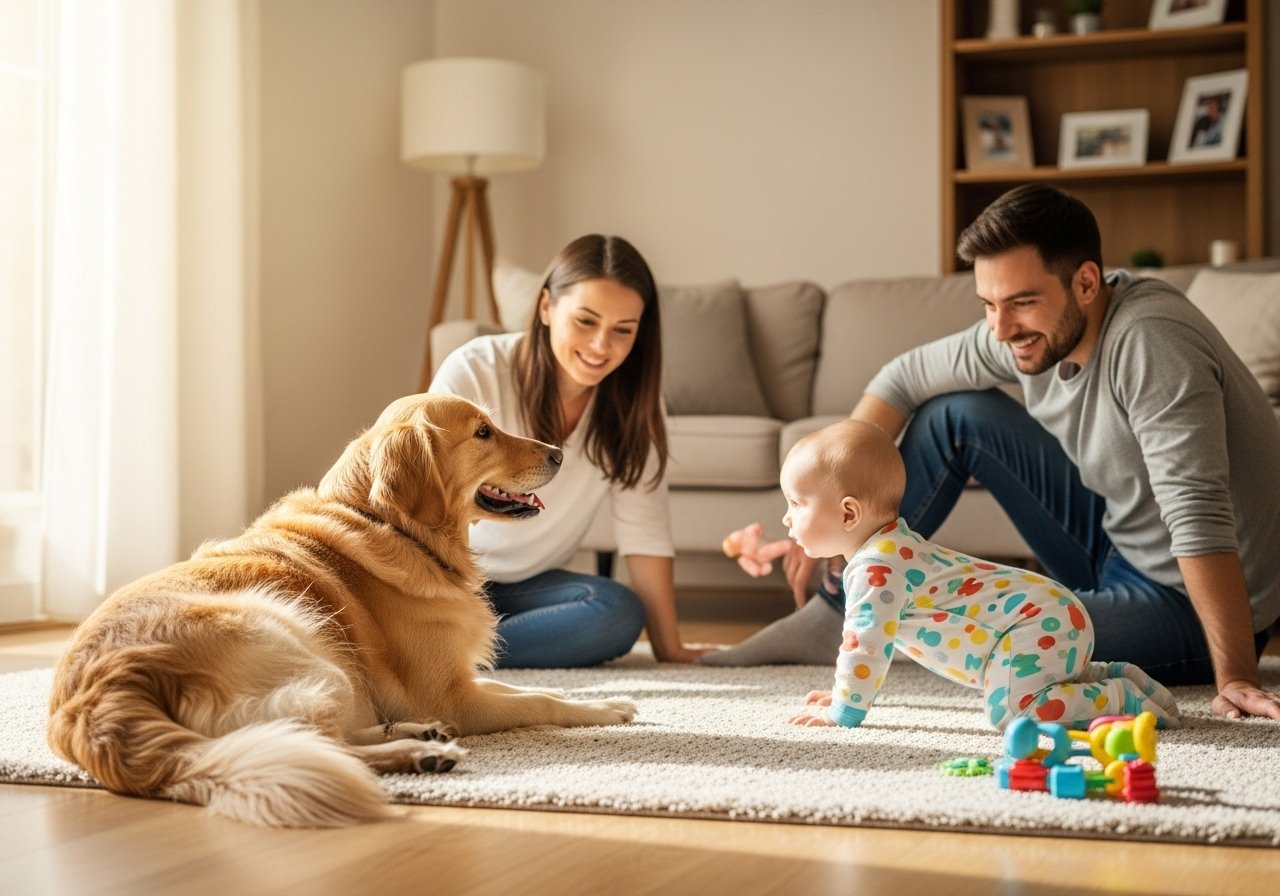 Is Your Dog Safe Around a Crawling Baby? 5 Warning Signs