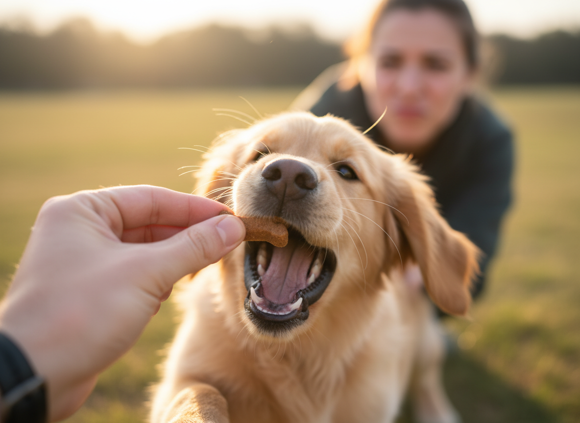 Ouch! How to Stop Your Shark Dog From Snatching Treats Out of Your Hand