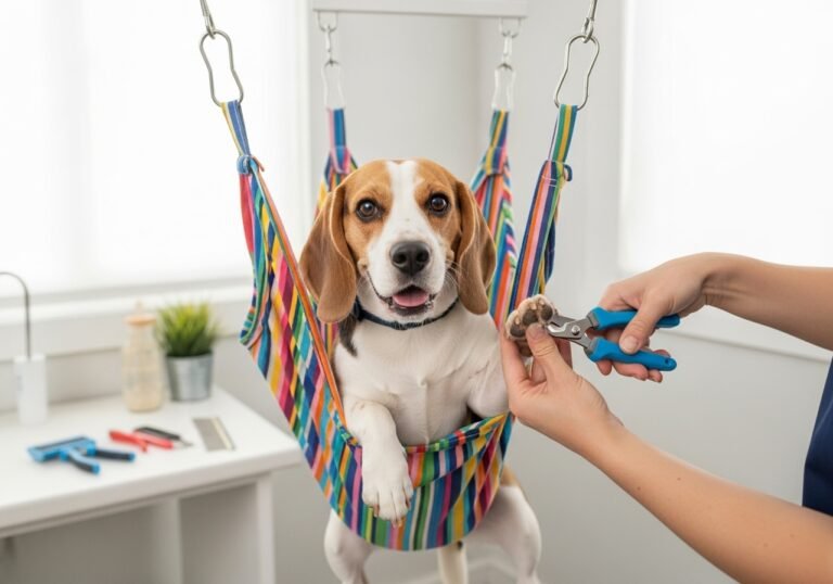 Save Money on Groomers: How to Make a DIY Dog Grooming Hammock