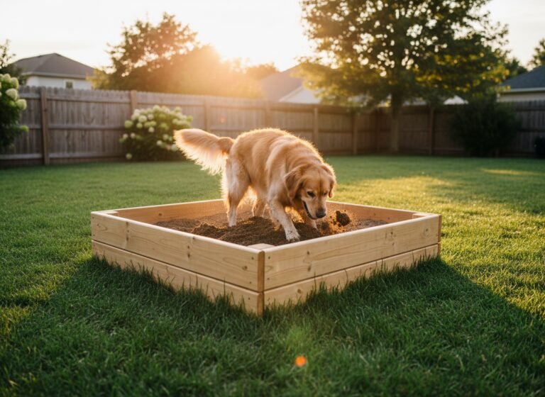 Save Your Lawn! How to Build a DIY Digging Box