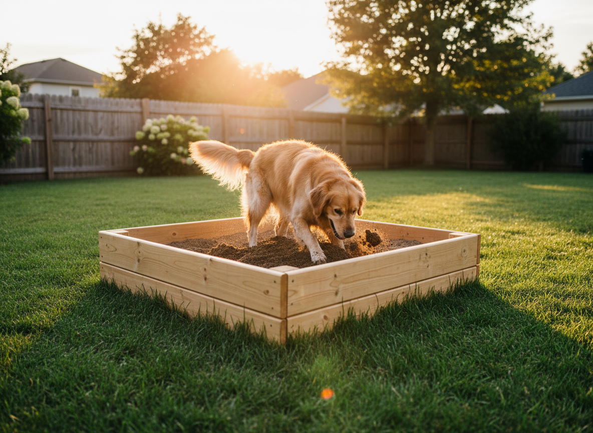 Save Your Lawn! How to Build a DIY Digging Box