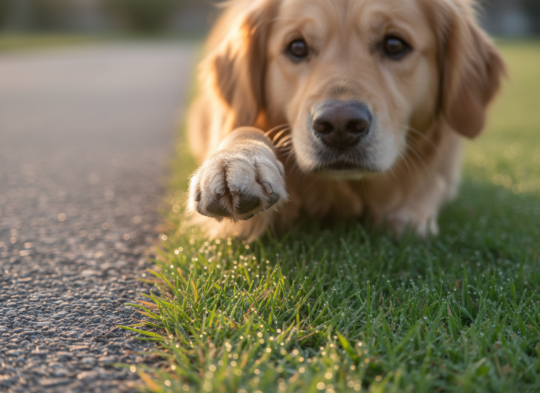 Sensory Issues? Why Your Dog Hates Wet Grass on Their Paws