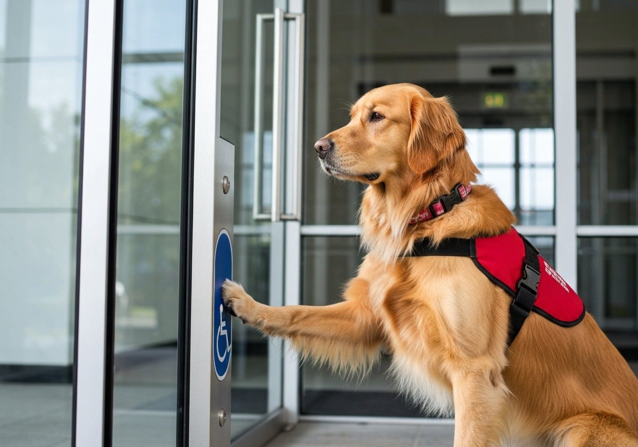 Service Dog Secrets: Teach Your Dog to Open Accessible Doors on Command