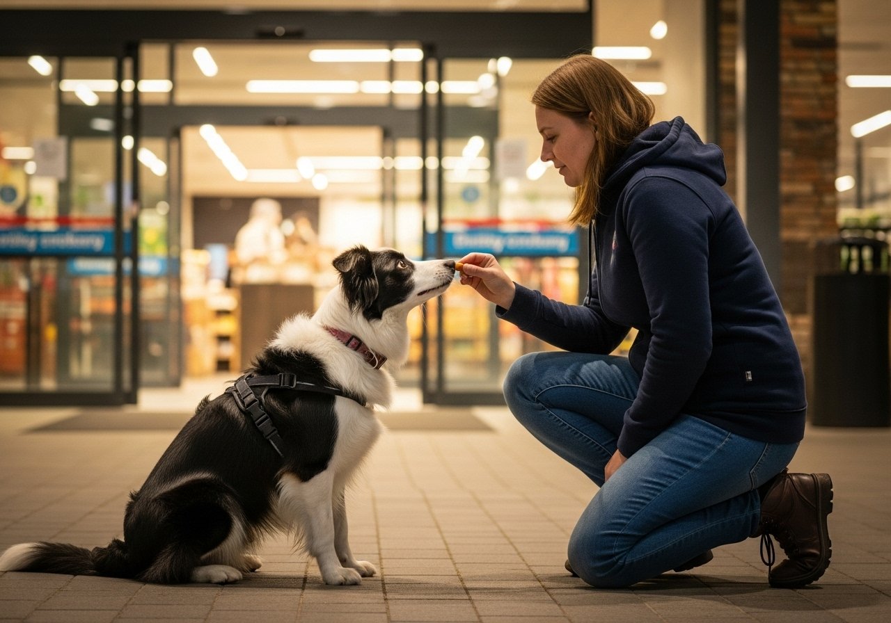 Sliding Door Phobia: Helping Dogs Conquer Grocery Store Entrances