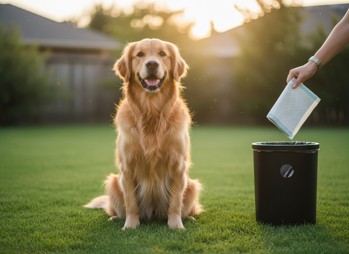 Stop The Mess: How to Transition From Pee Pads to Outside in 3 Days