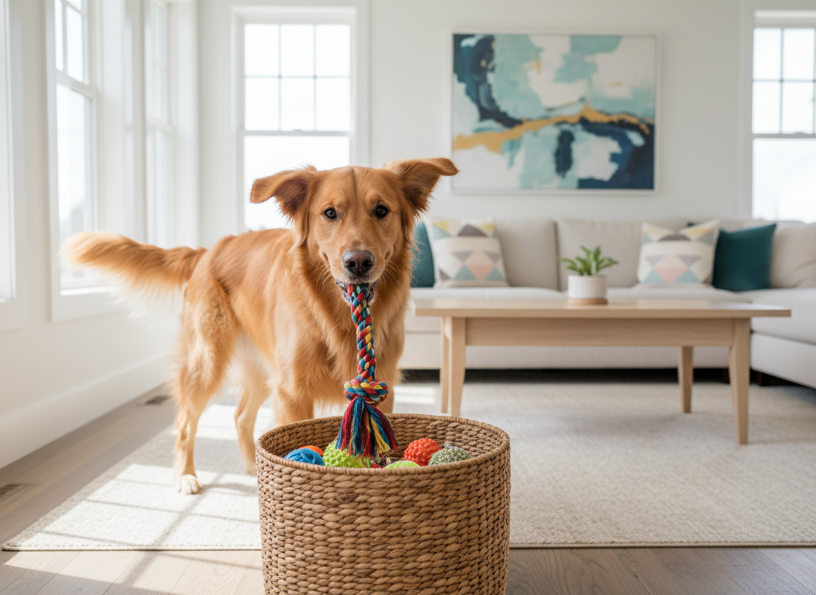 Teach Your Dog to Clean Up Their Own Toys in 5 Simple Steps