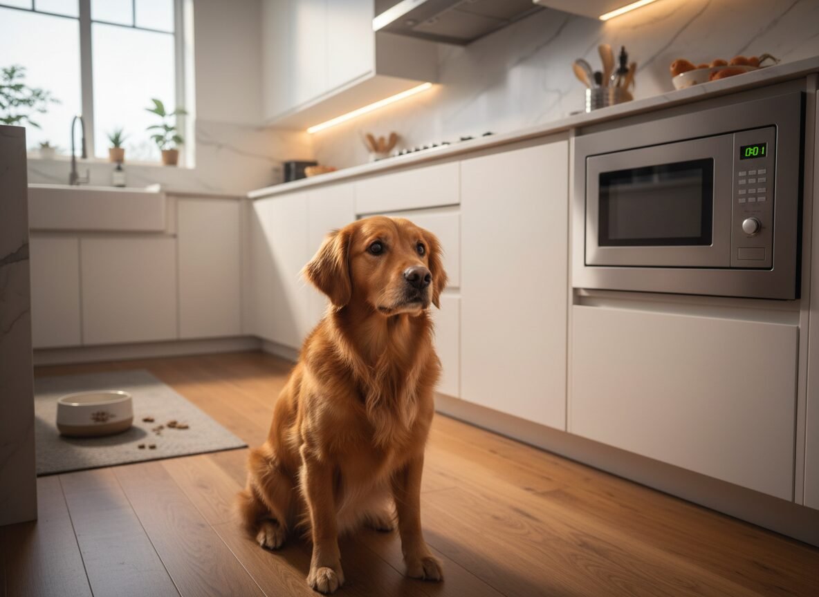 Terrified of Beeps? How to Help a Dog Who Panics at the Microwave