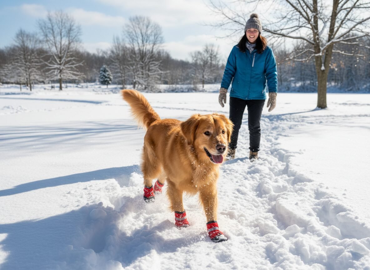 The 5-Minute Method To Get Your Dog To Wear Snow Boots Without Freezing