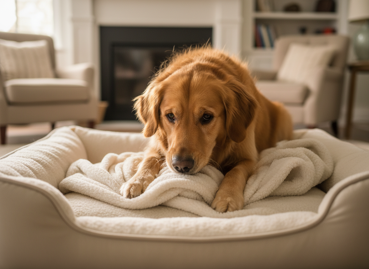 The Ancient Instinct Behind Why Your Dog Digs Their Bed Before Sleeping