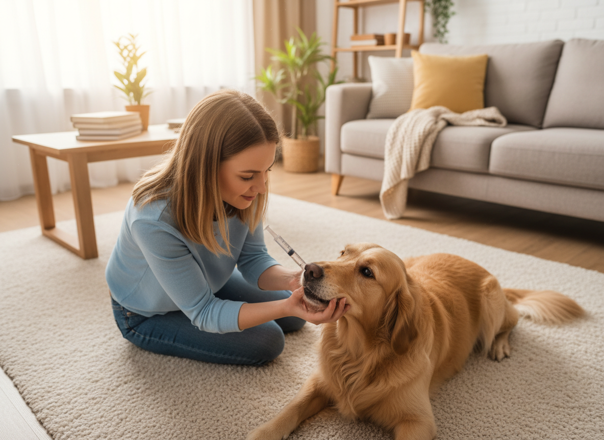 The 'Squirt and Rub' Method: How to Give Liquid Medicine Without Losing a Finger