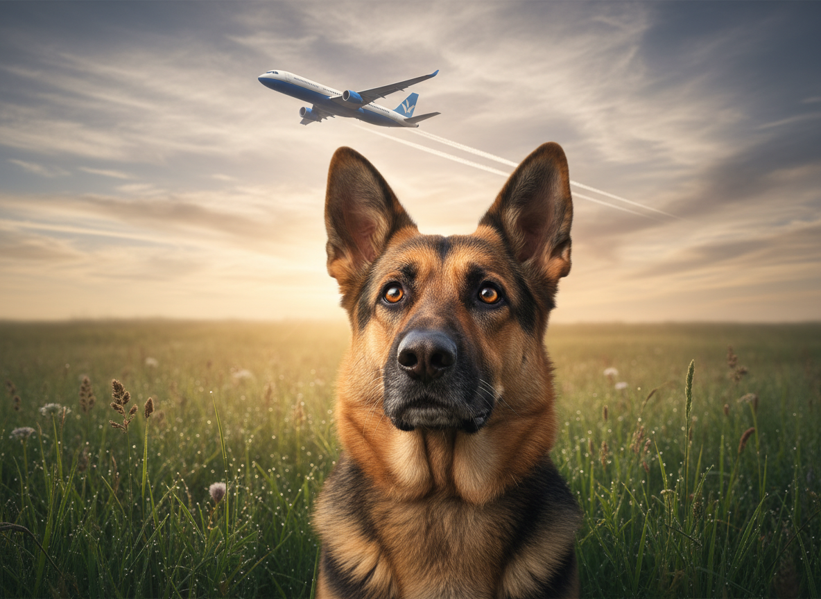 Why Does My Dog Bark at the Sky? Airplane Anxiety Solved