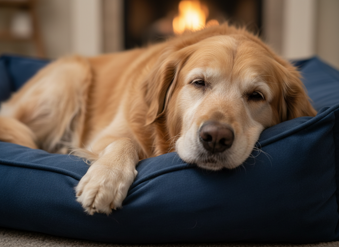 Why Does My Dog Groan Like an Old Man When Laying Down?