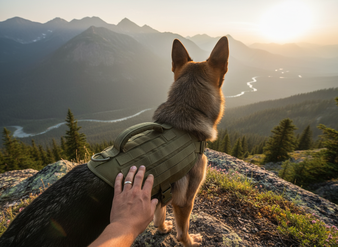 Why Every Big Dog Owner Needs a Tactical Harness With a Handle