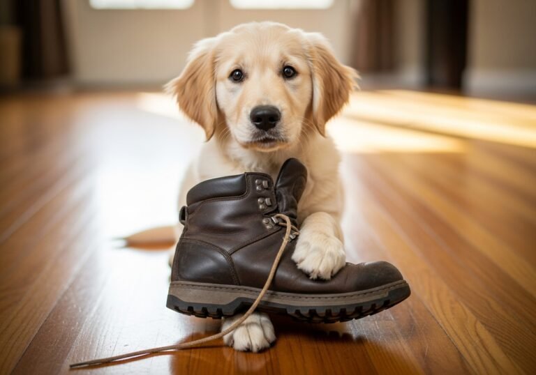 Why Your Dog Attacks Your Boots (And How to Stop It)